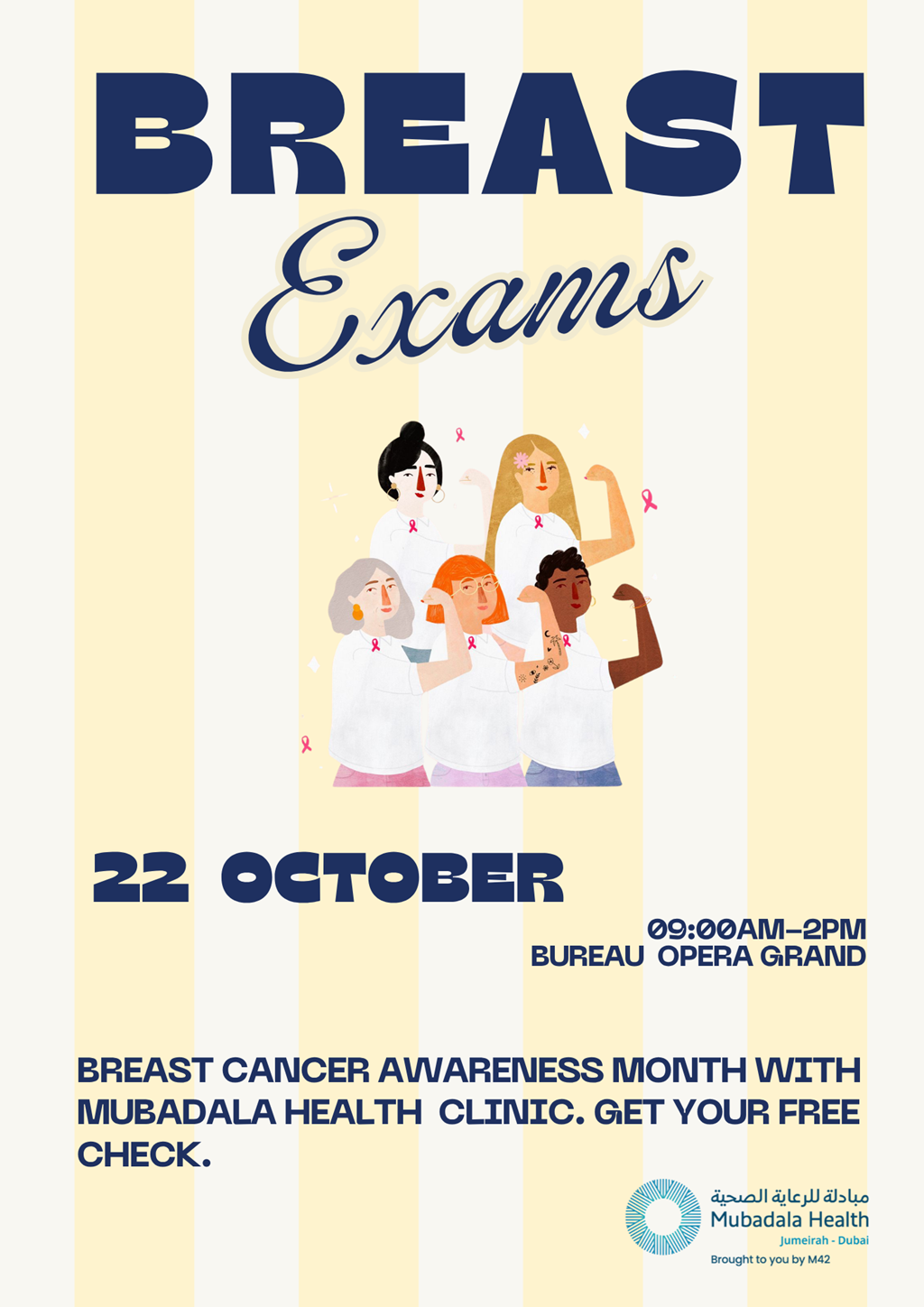 🌷 Take a Moment for You: Breast Exams with Dr Natasha & Dr. Iman from Mubadala Clinic🎗️